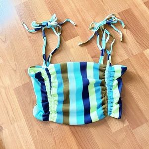 NWT Aerie Longline Bandeau Bikini Top